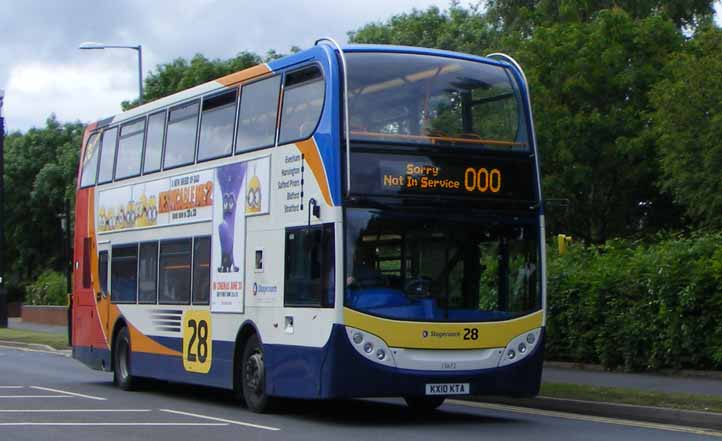 Stagecoach Midlands Scania N230UD ADL Enviro400 15672